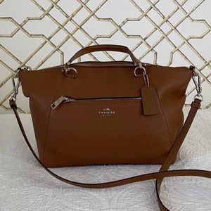 Coach Satchel Bag Leather. Used 1 or 2 times Top handles and also shoulder strap